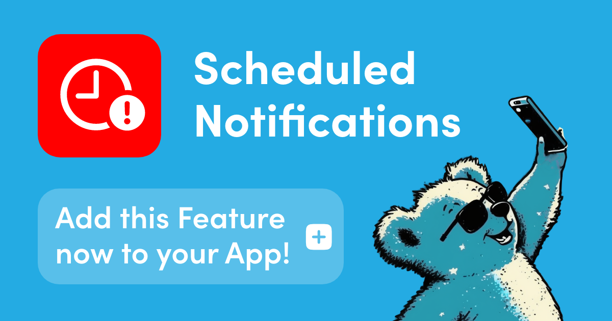 Scheduled Notifications screenshot