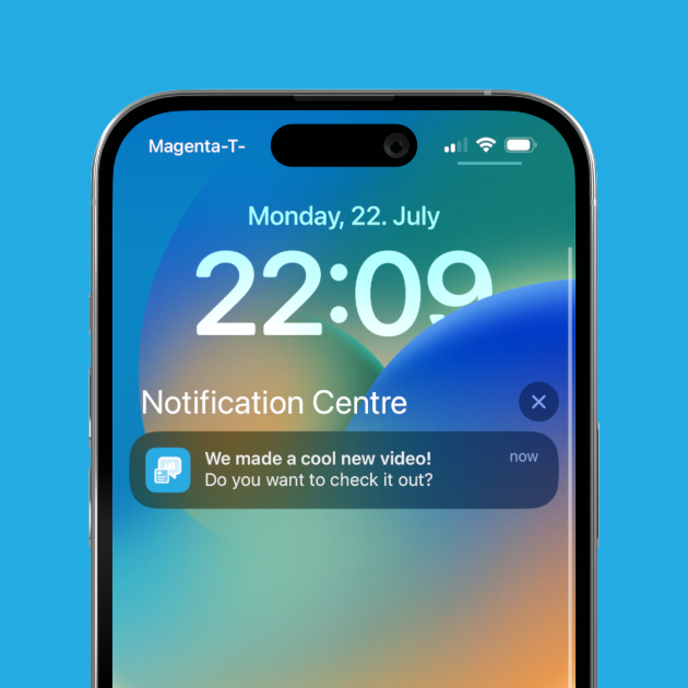 Push-Benachrichtigungen Screenshot